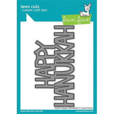 Lawn Fawn Lawn Cuts - Giant Happy Hanukkah